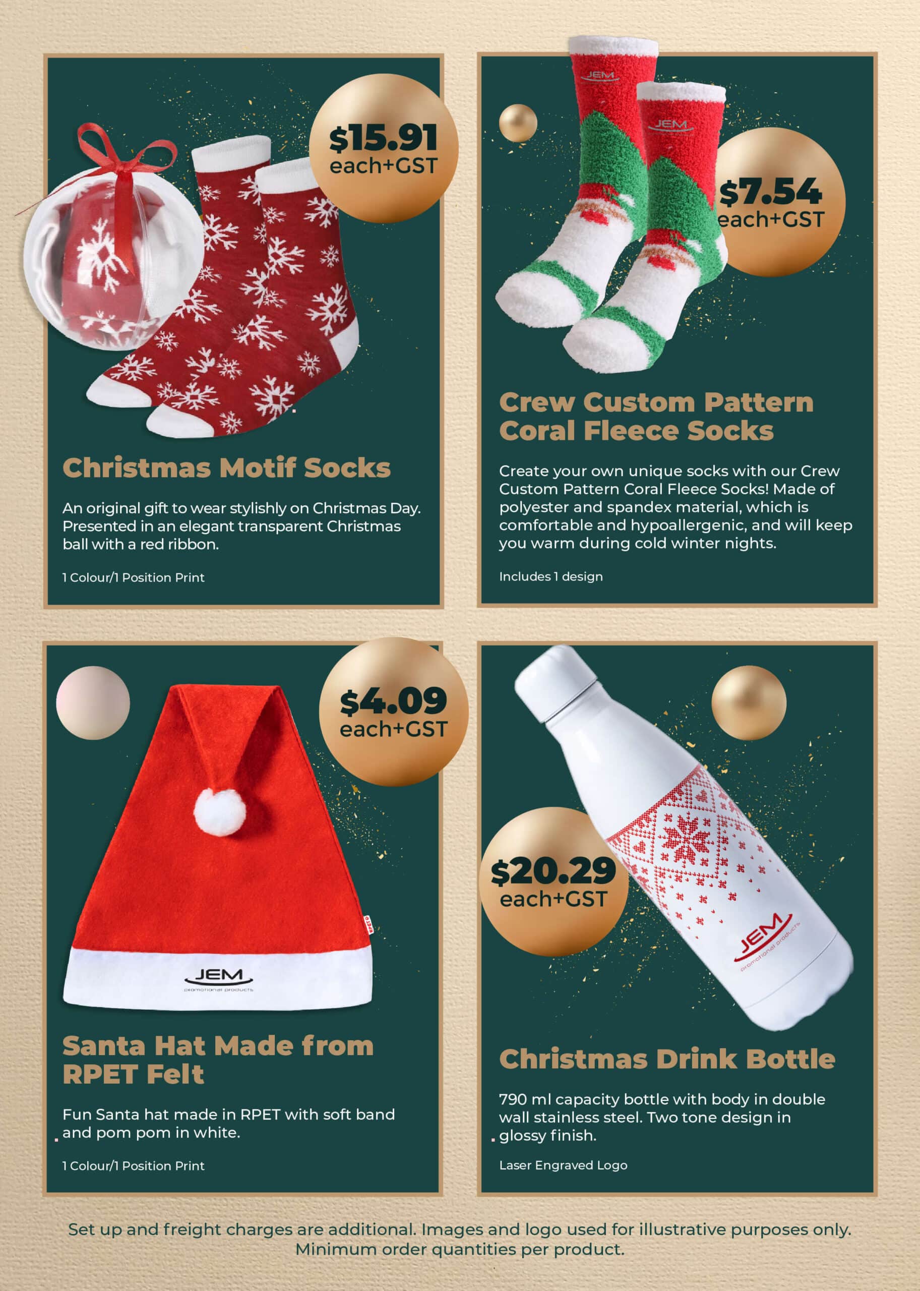 JEM Christmas Gifts Catalogue - Branded Christmas Gifts & Decorations