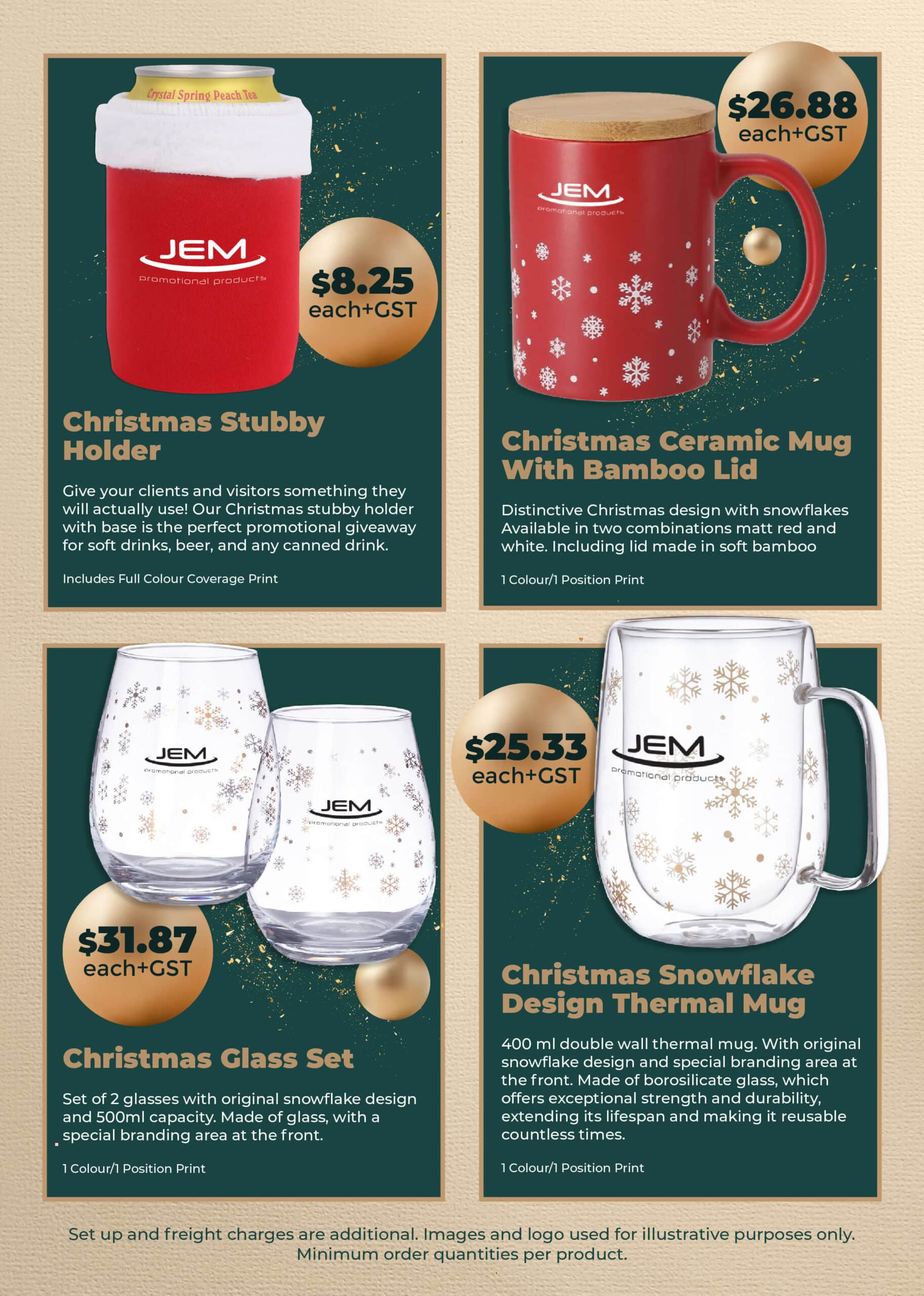 JEM Christmas Gifts Catalogue - Branded Christmas Gifts & Decorations