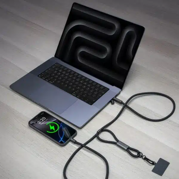 Lany Charge Eco Phone Strap (60 Watt Charge & Data Cable)