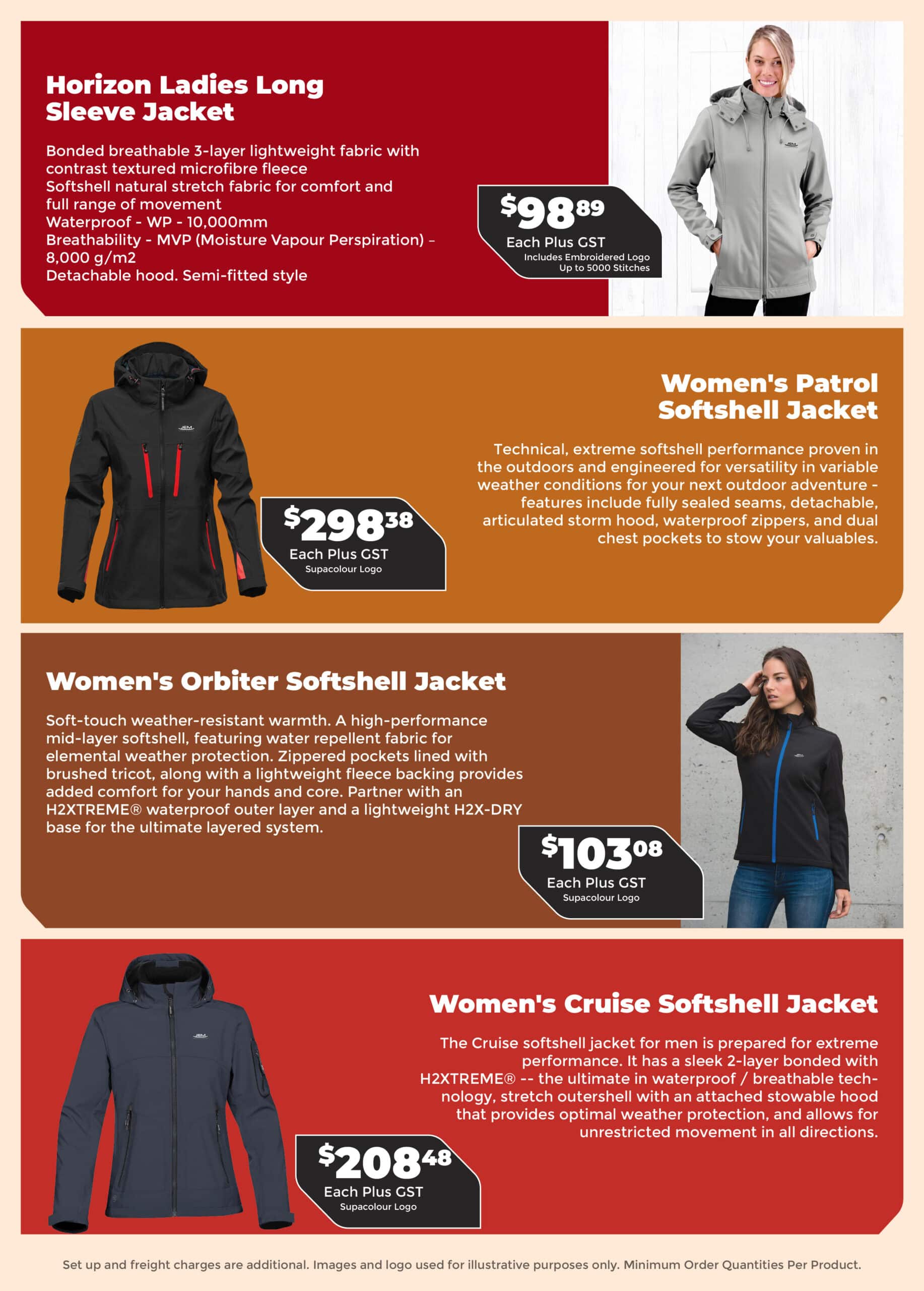 The Women's Puffer Jackets Range Catalogue