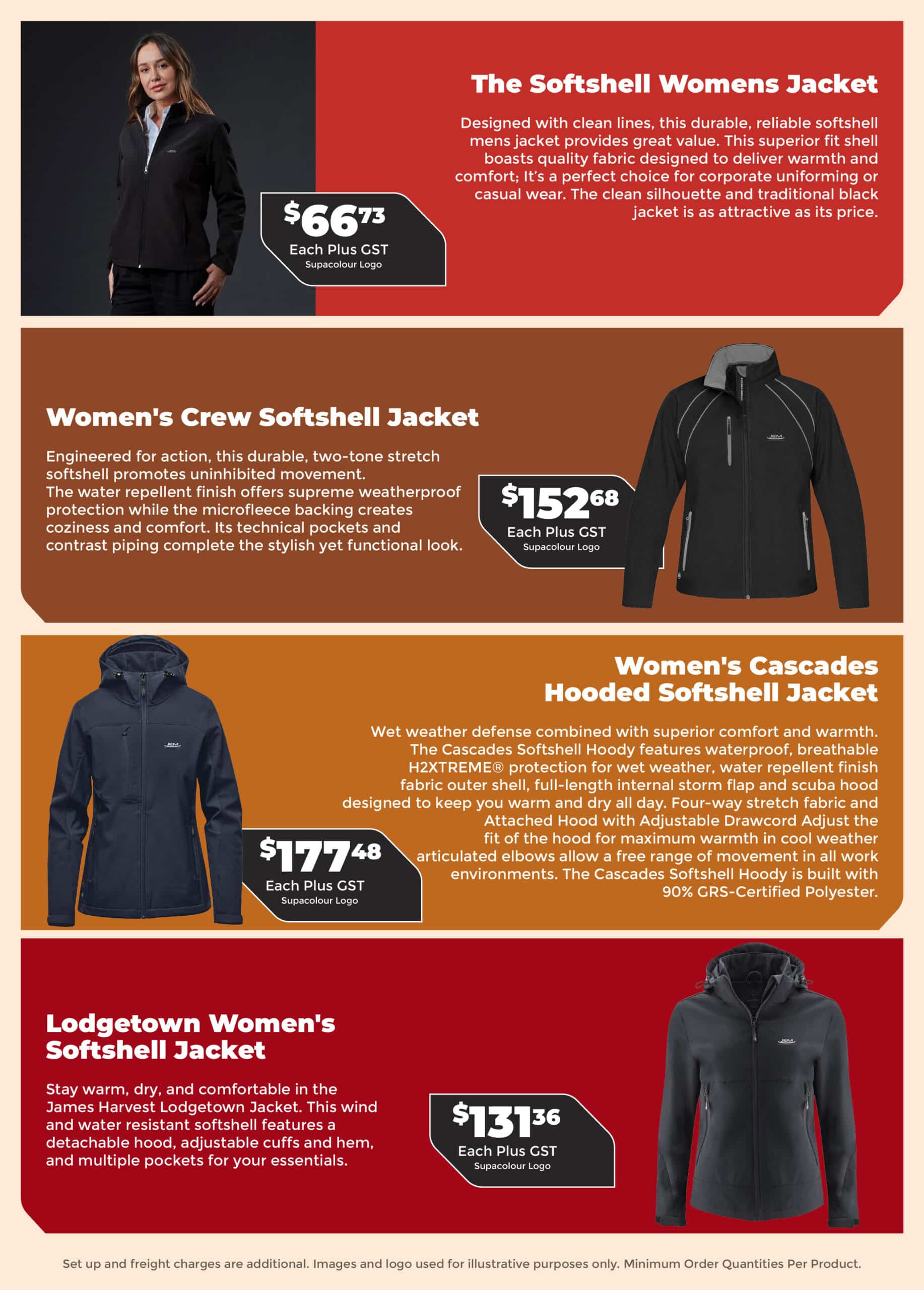 The Women's Puffer Jackets Range Catalogue