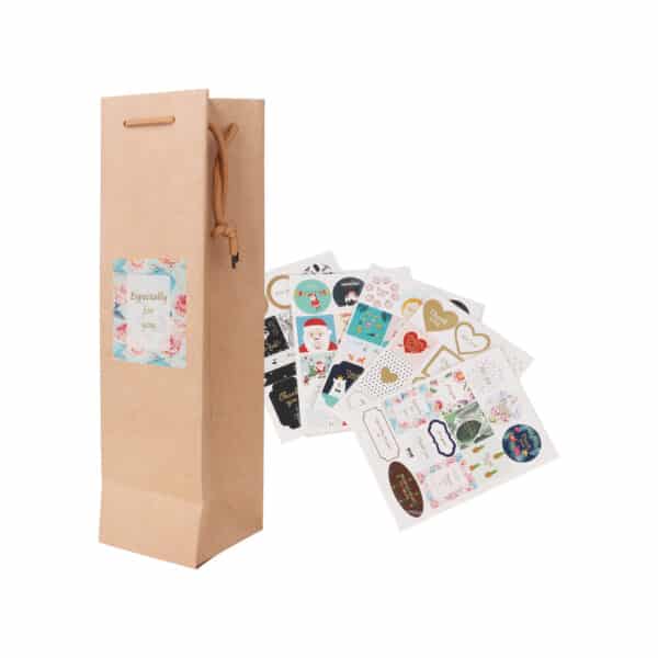Wine Bottle Paper Bag (100x360x100mm)