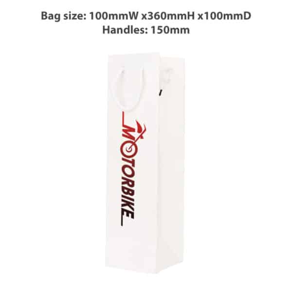 Wine Bottle Paper Bag (100x360x100mm)