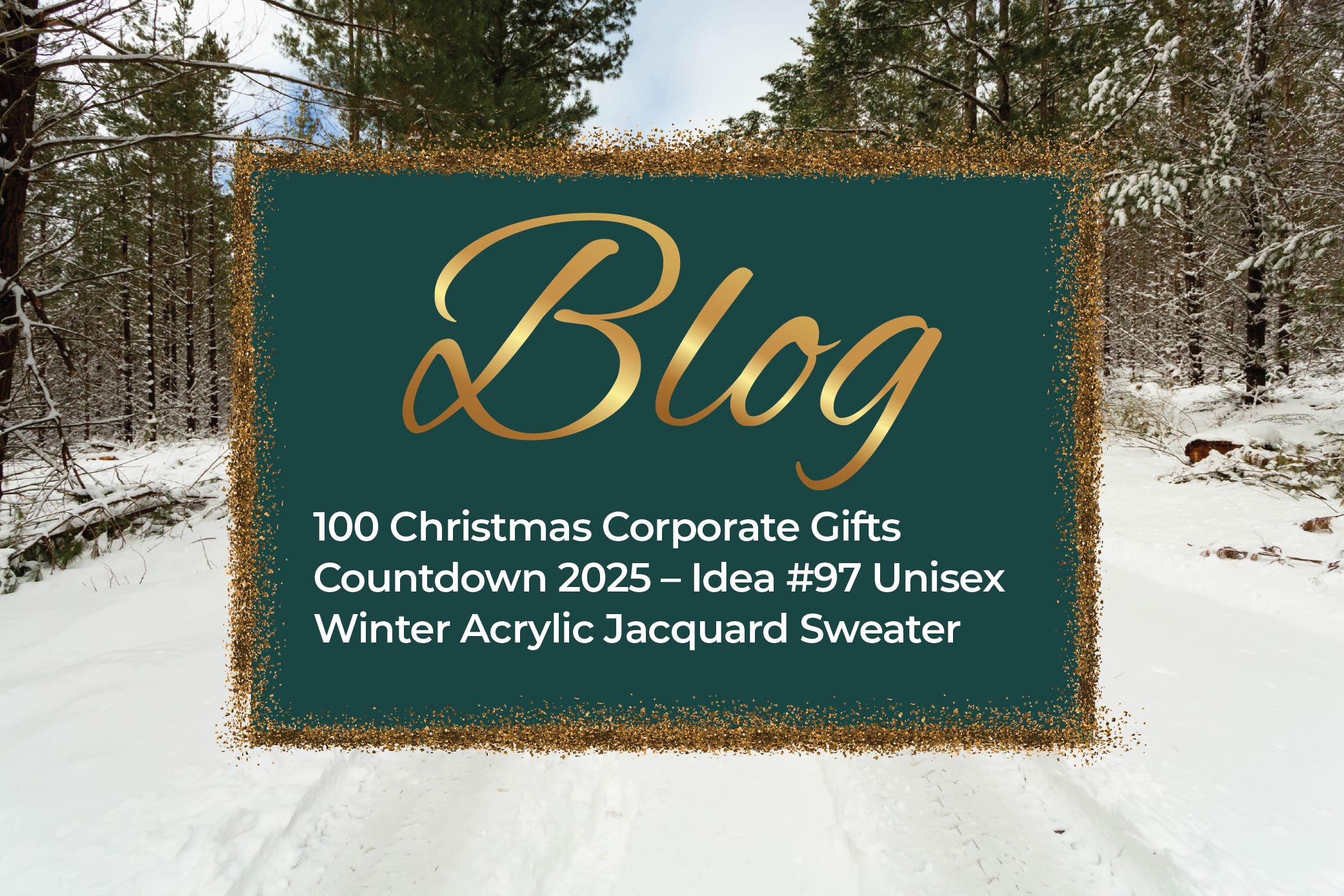 100 Christmas Corporate Gifts Countdown 2025 – Idea #97 Unisex Winter Acrylic Jacquard Sweater