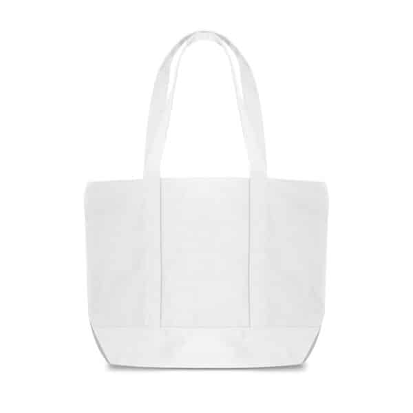 Canvas Zippered Tote Shoulder Bag