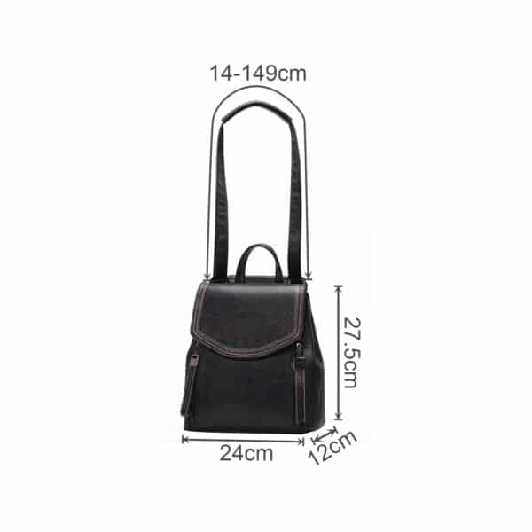 Convertible Leather Backpack
