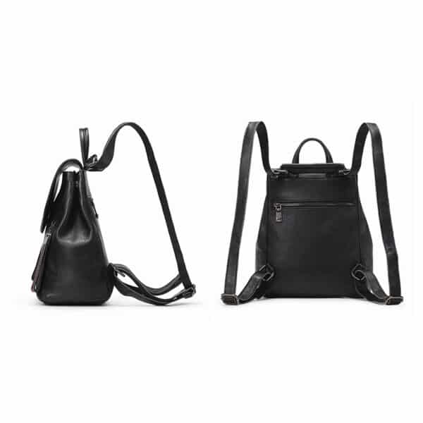 Convertible Leather Backpack