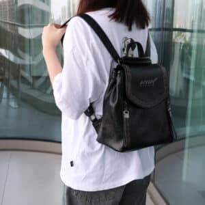 Convertible Leather Backpack