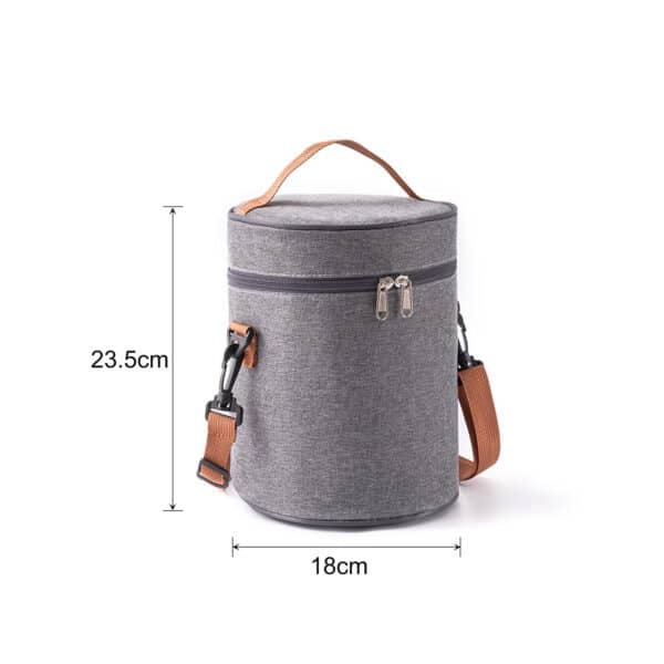 Cylindrical Lunch Bag