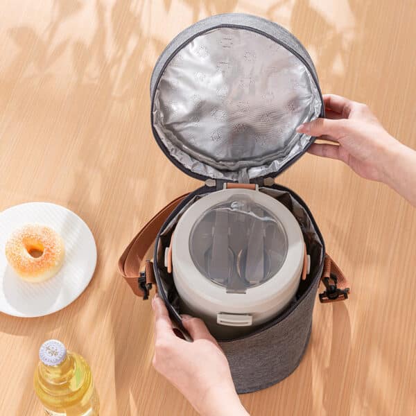 Cylindrical Lunch Bag