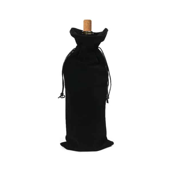 Drawstring Velvet Wine Bottle Bag