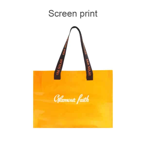 PVC Colorful Clear Tote Bag