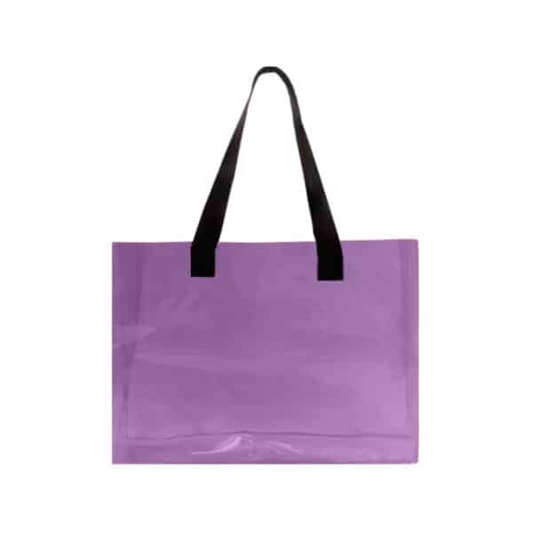 PVC Colorful Clear Tote Bag