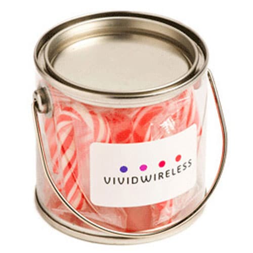 100 Christmas Corporate Gifts Countdown 2025 – Idea #27 Small PVC Bucket with Candy Canes x10