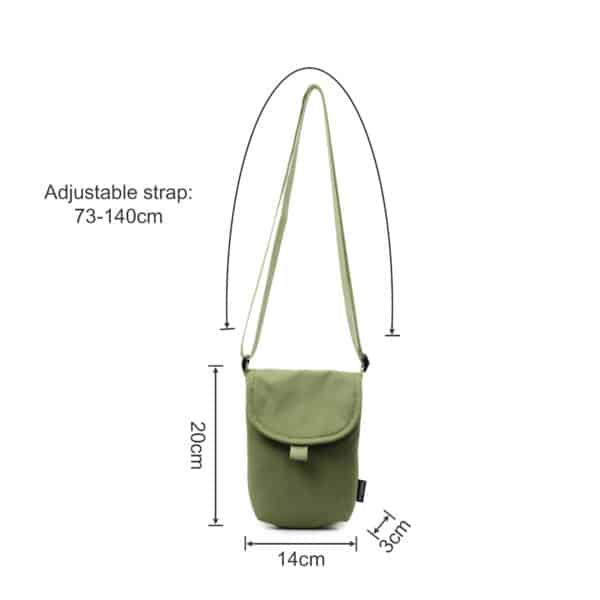 Small Size Canvas Shoulder Bag