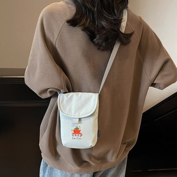 Small Size Canvas Shoulder Bag