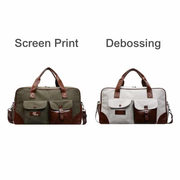 Vintage Canvas Duffle Bag