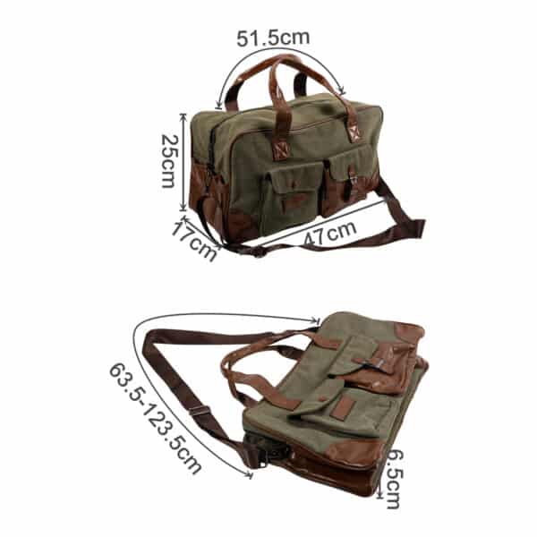 Vintage Canvas Duffle Bag
