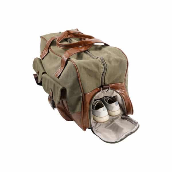Vintage Canvas Duffle Bag