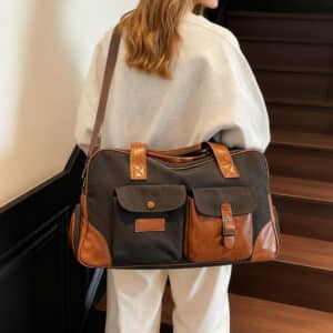 Vintage Canvas Duffle Bag