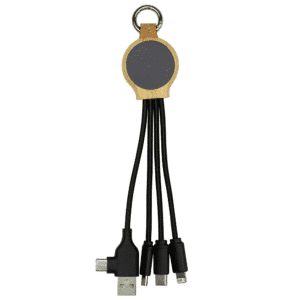 16.5cm Recycled 6-In-1 Charging Cable