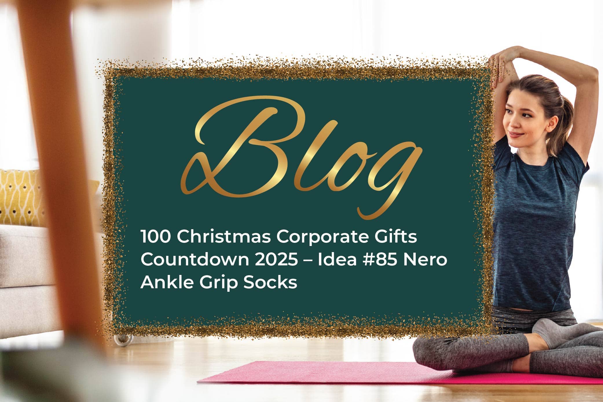 100 Christmas Corporate Gifts Countdown 2025 – Idea #85 Nero Ankle Grip Socks