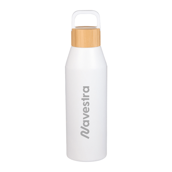 Aspen Recycled Bottle with Bamboo Lid - 1L