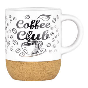 Billie 300ml Sublimation Ceramic Mug With Cork Details
