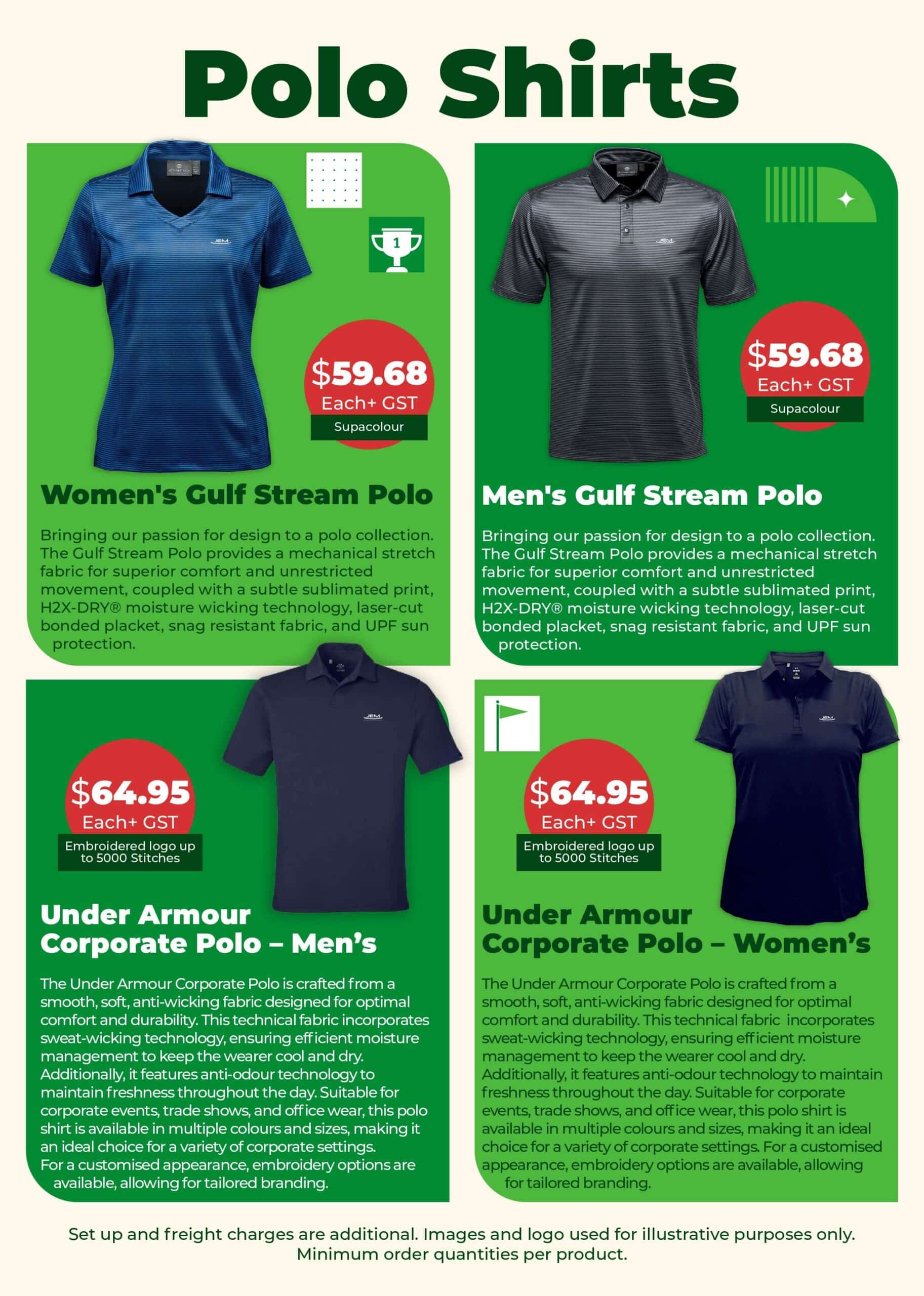 Corporate Golf Days Branded Merchandise