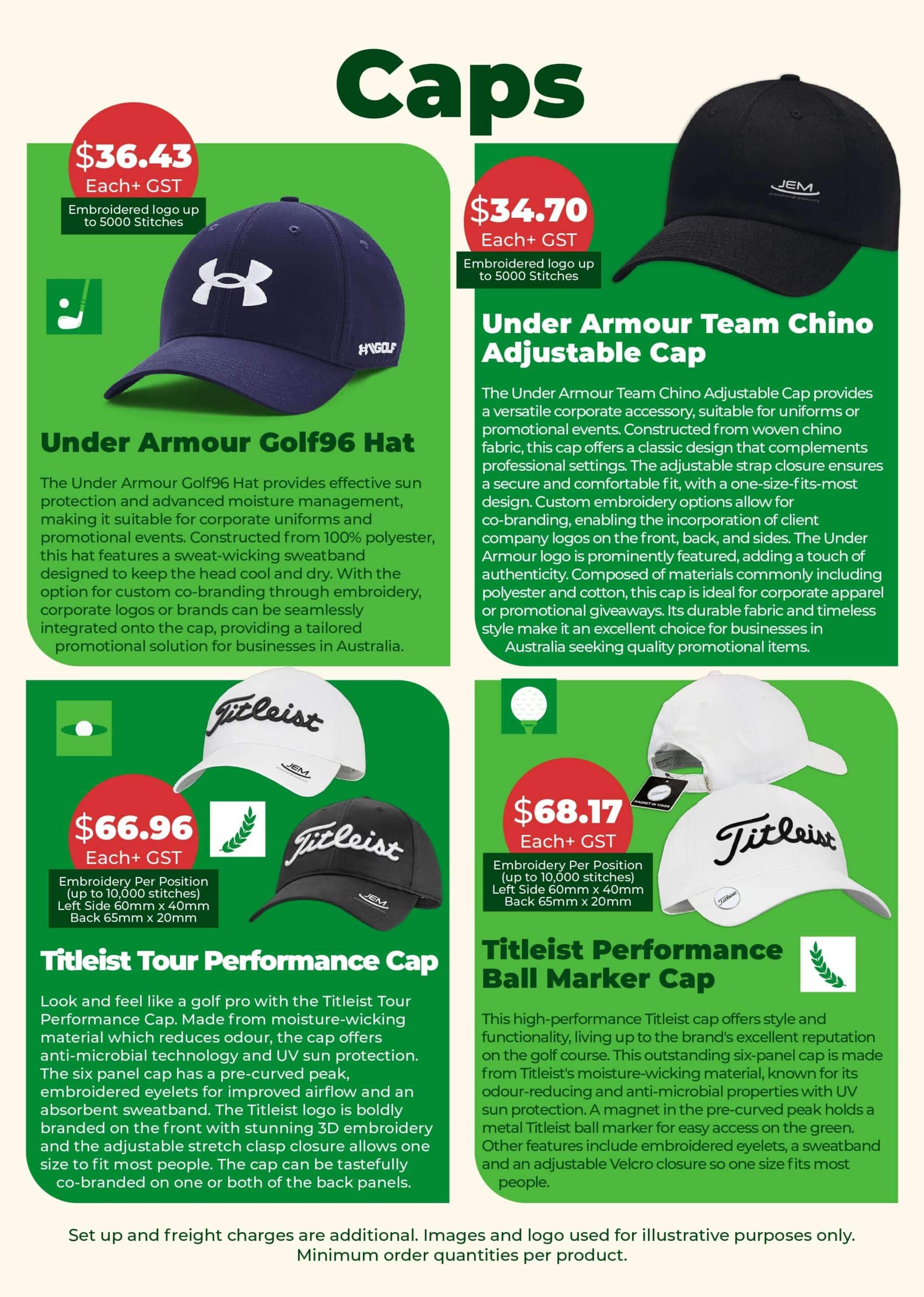 Corporate Golf Days Branded Merchandise