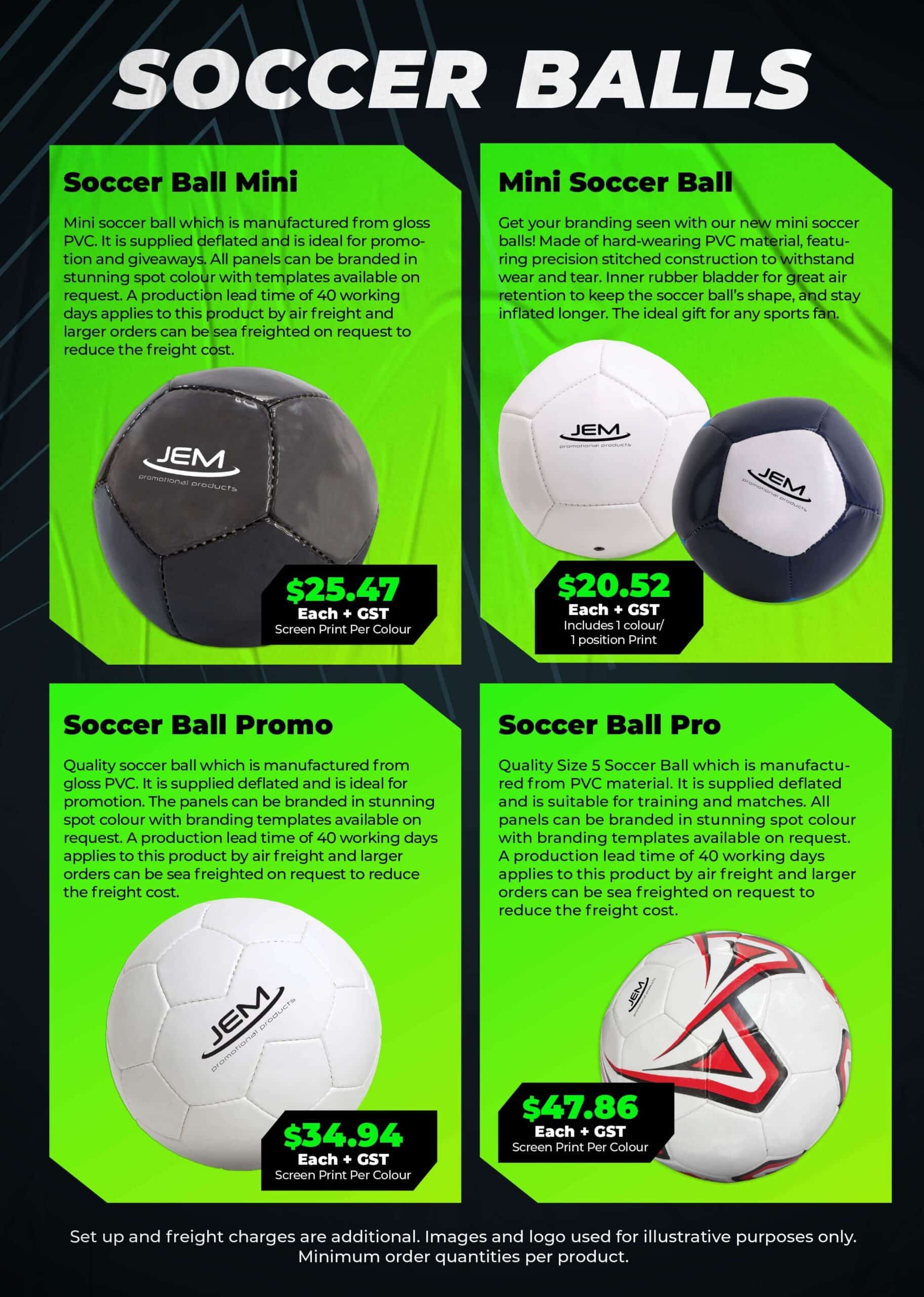 Custom Sports Balls & Promotional Merchandise