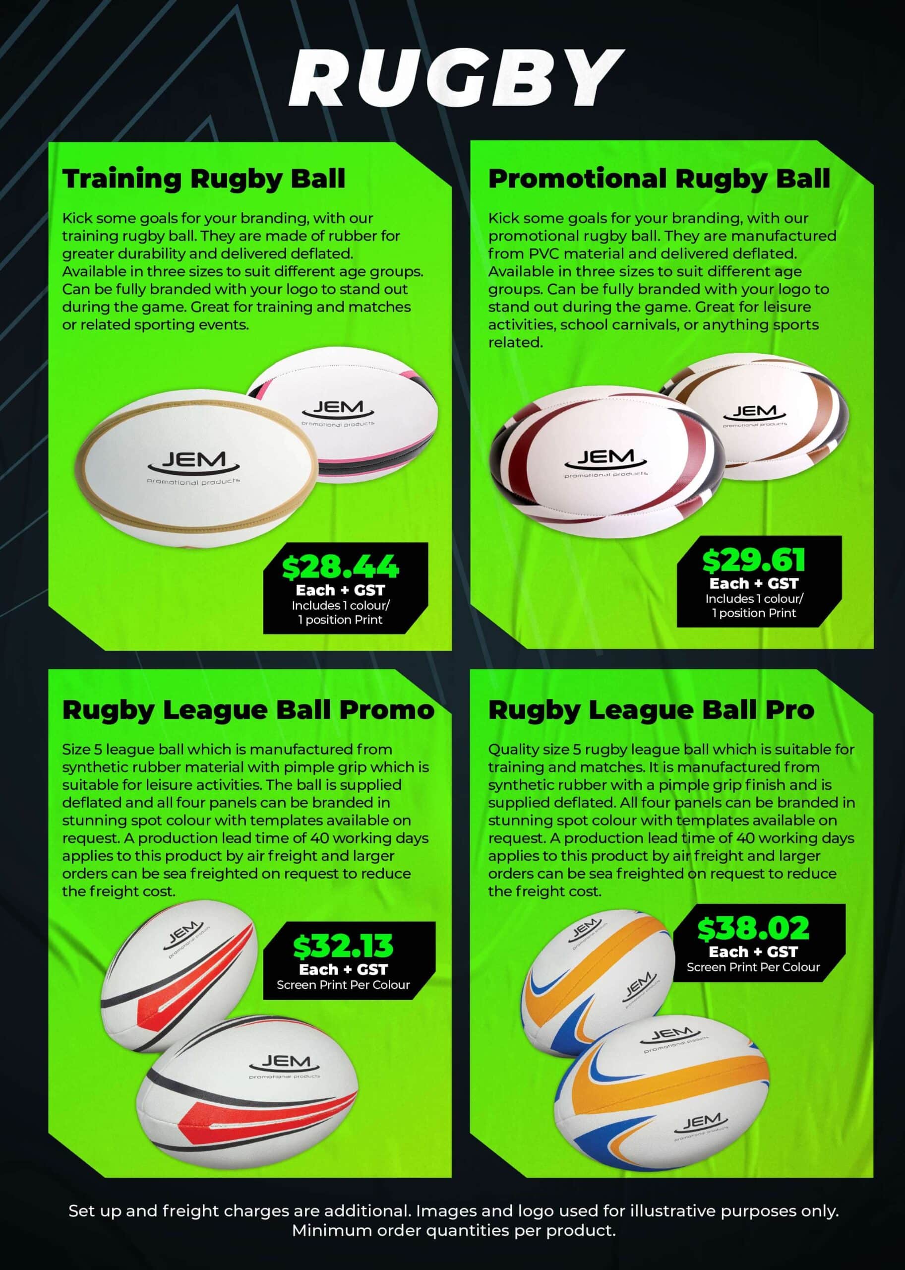 Custom Sports Balls & Promotional Merchandise