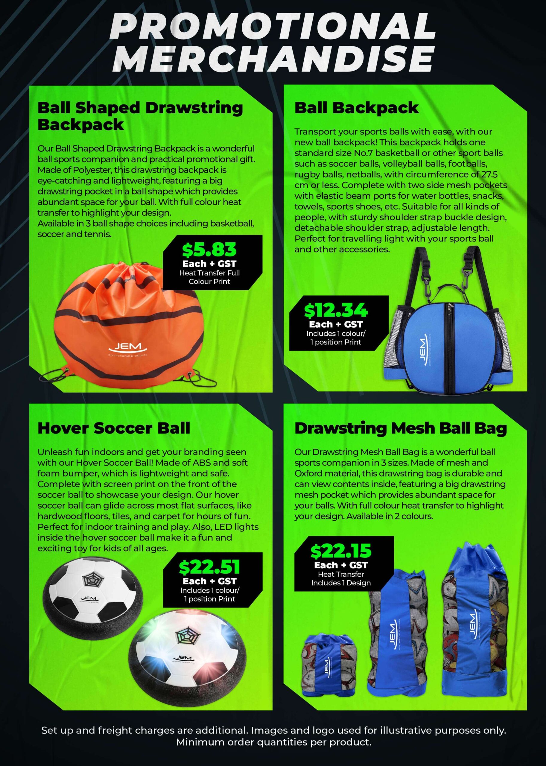 Custom Sports Balls & Promotional Merchandise