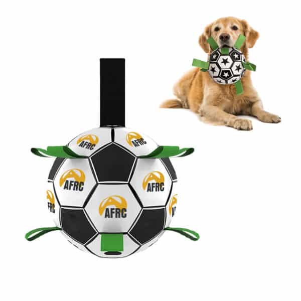 Dog Soccer Ball With Grab Tabs