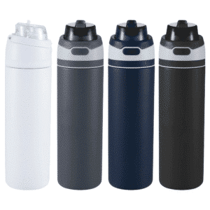 Elvin 900ml Recycled Stainless Flip Straw Bottle