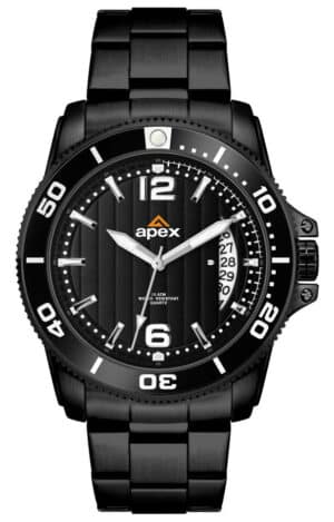 Hunter Underground Coal Mining Watch – Black Case