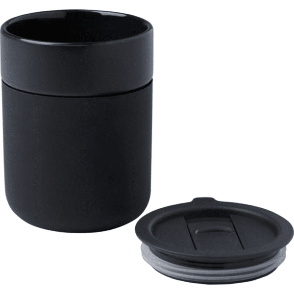Java 330 ml Ceramic Tumbler With Silicone Wrap