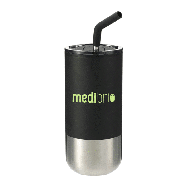 Lagom 470ml Tumbler With Stainless Steel Straw