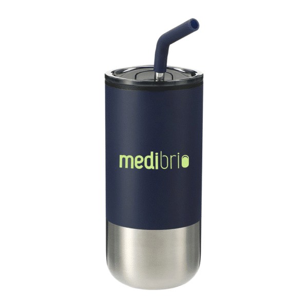 Lagom 470ml Tumbler With Stainless Steel Straw