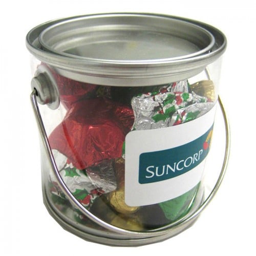 100 Christmas Corporate Gifts Countdown 2025 – Idea #69 Small PVC Bucket filled with Christmas Chocolates