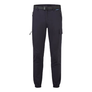 Stretch Lightweight Cuffed Pants Black