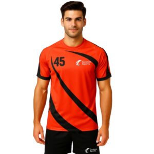 100% Polyester Micro Mesh Sublimated Crew Neck Raglan Sport Tee Shirt