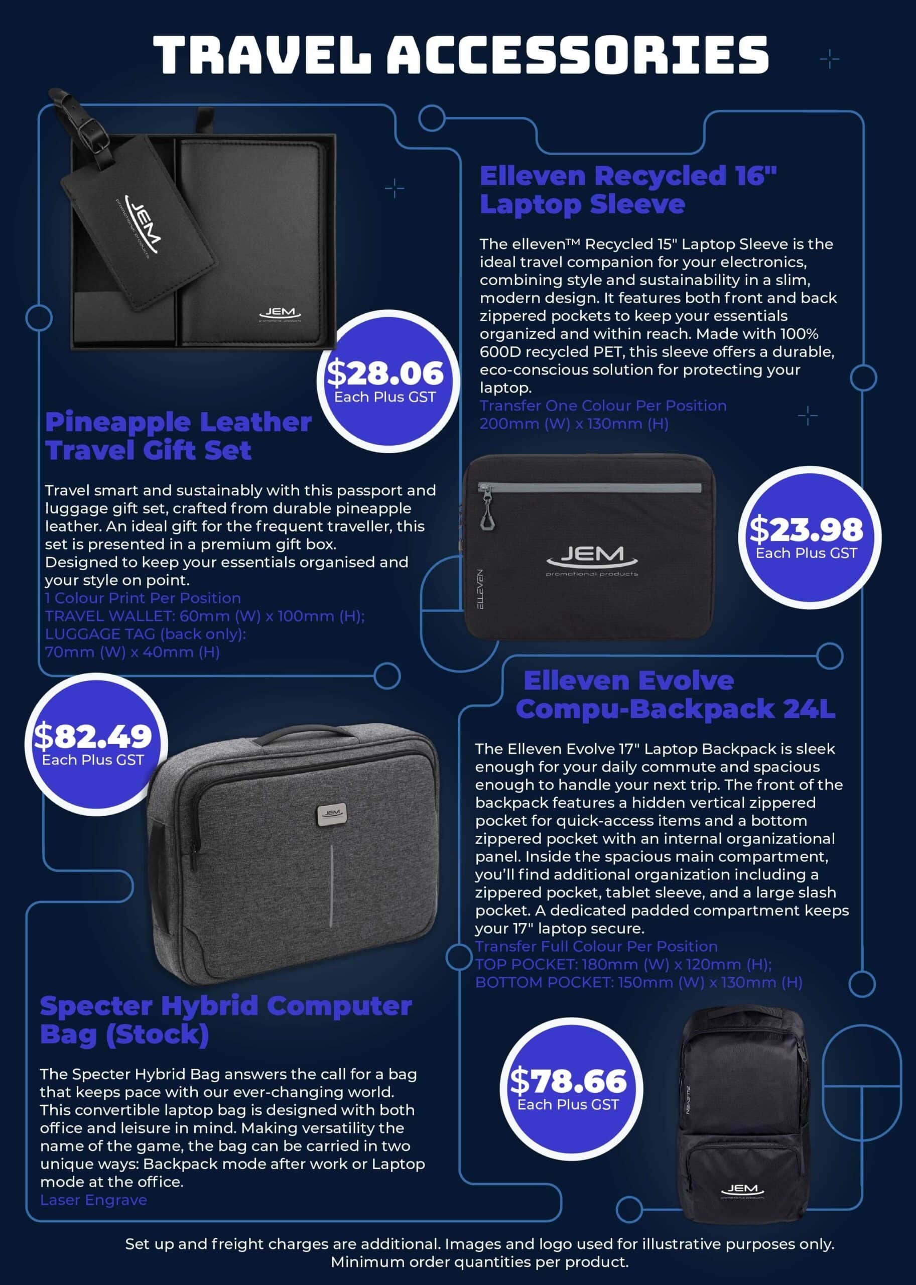 Custom Branded Essential Tech Gadgets & Travel Accessories