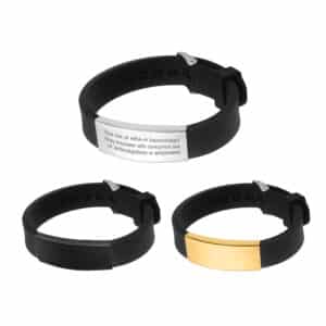 Engraved Stainless Steel Bracelet