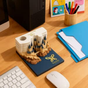 3D Paper Carving Notepad Weekly Calendar