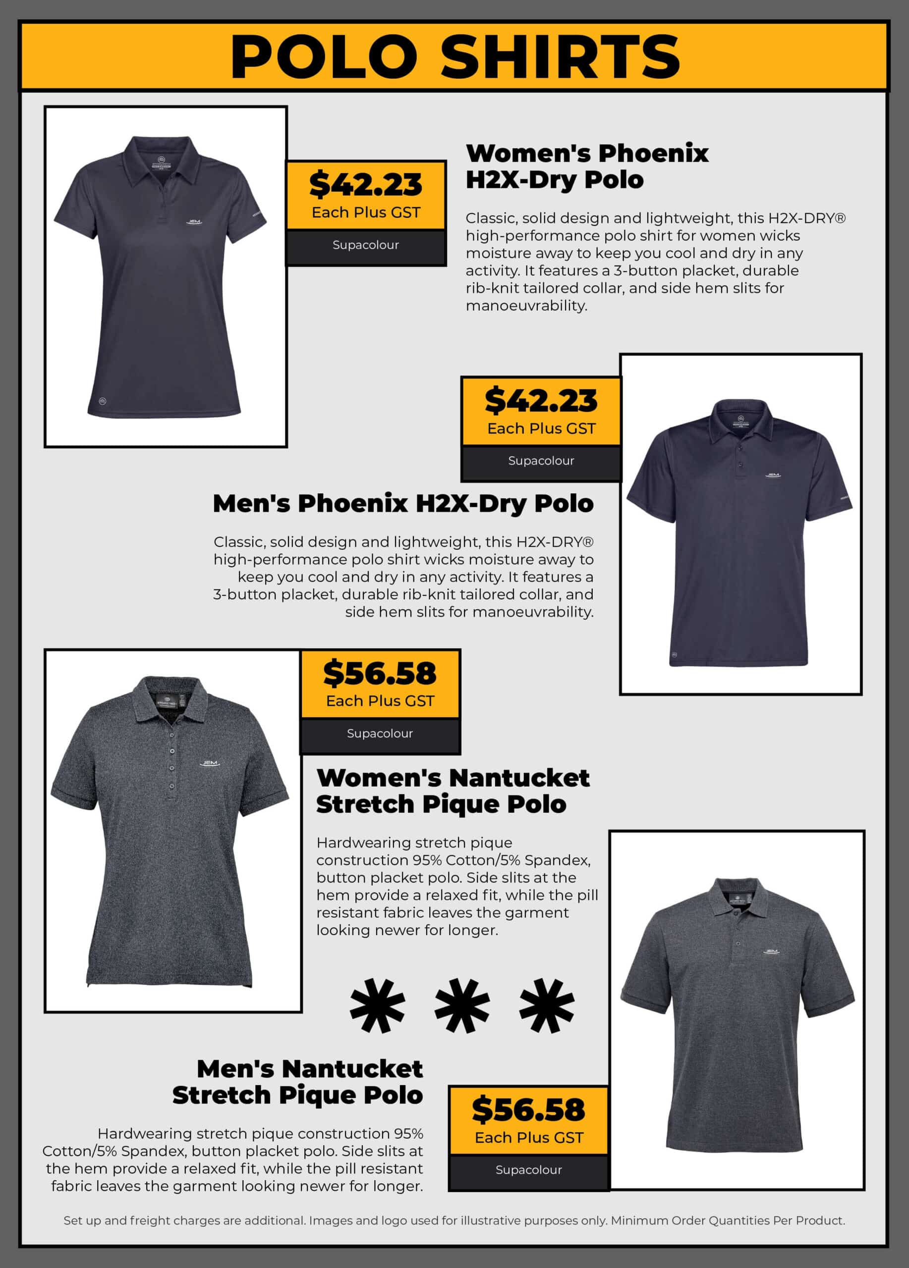 Custom Branded Modern Corporate Apparel