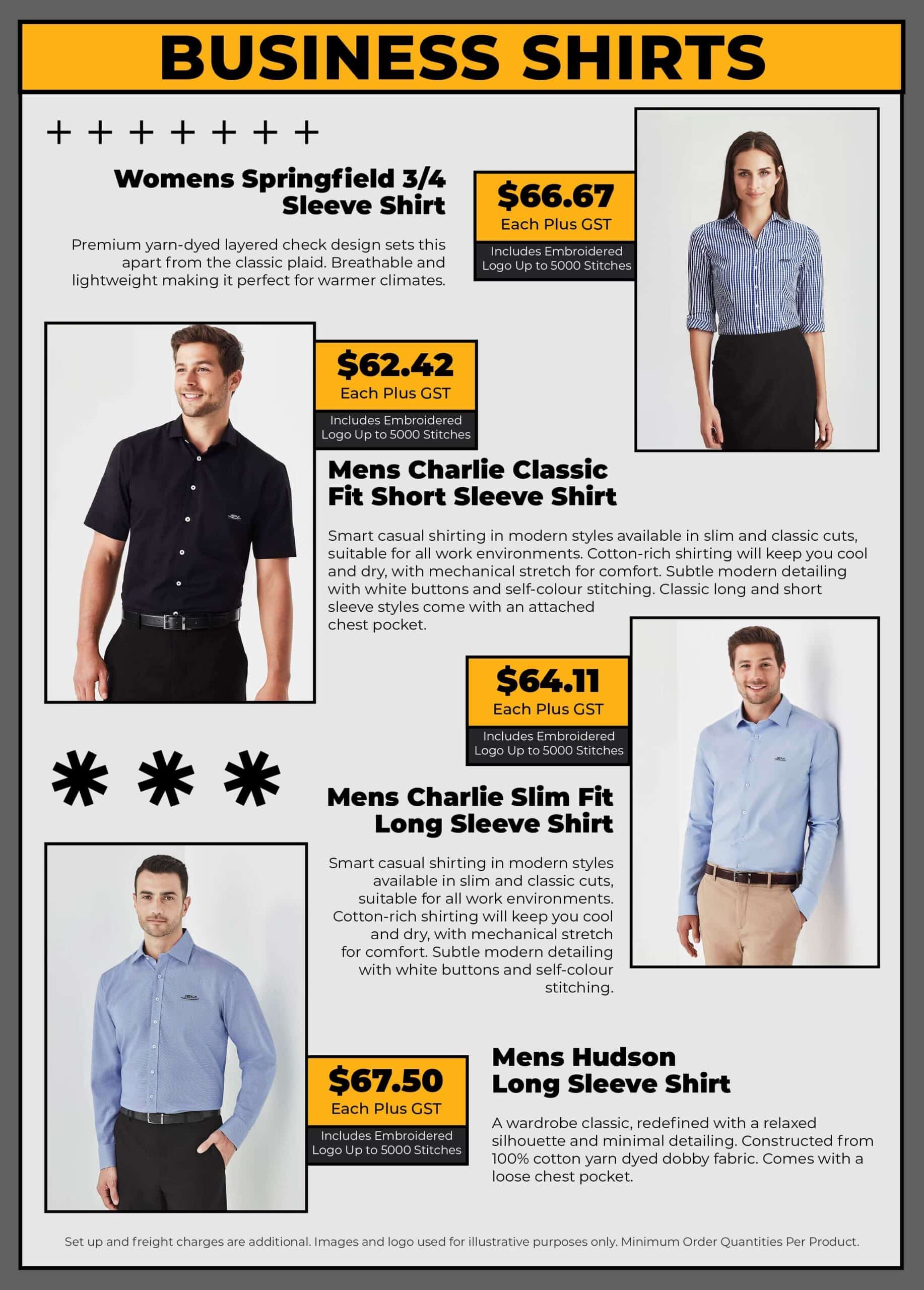 Custom Branded Modern Corporate Apparel