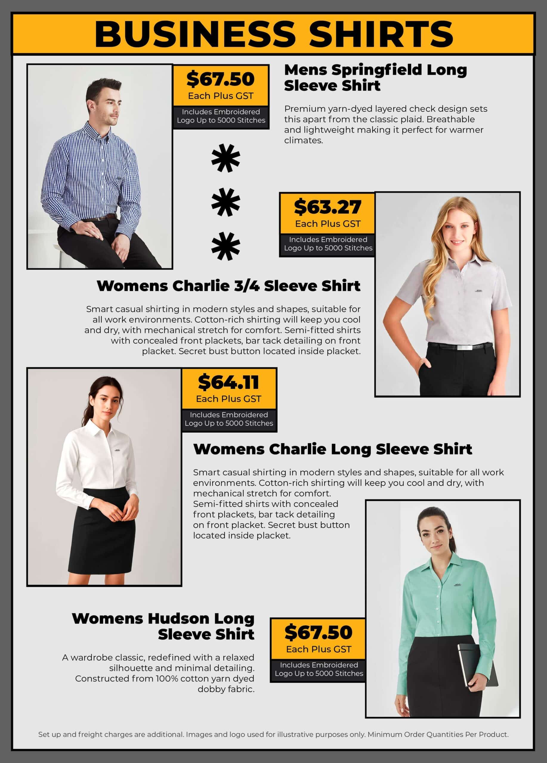 Custom Branded Modern Corporate Apparel