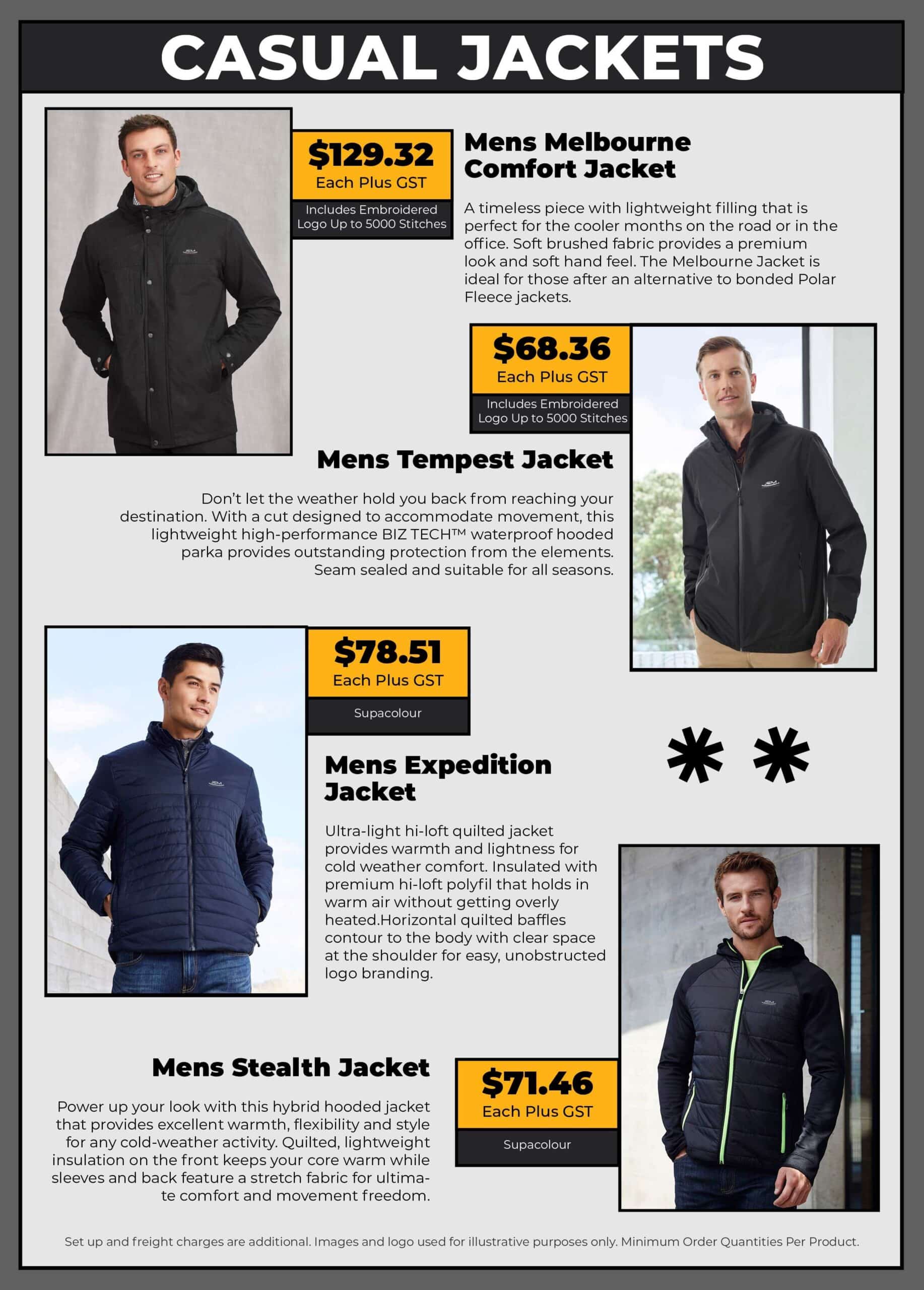 Custom Branded Modern Corporate Apparel
