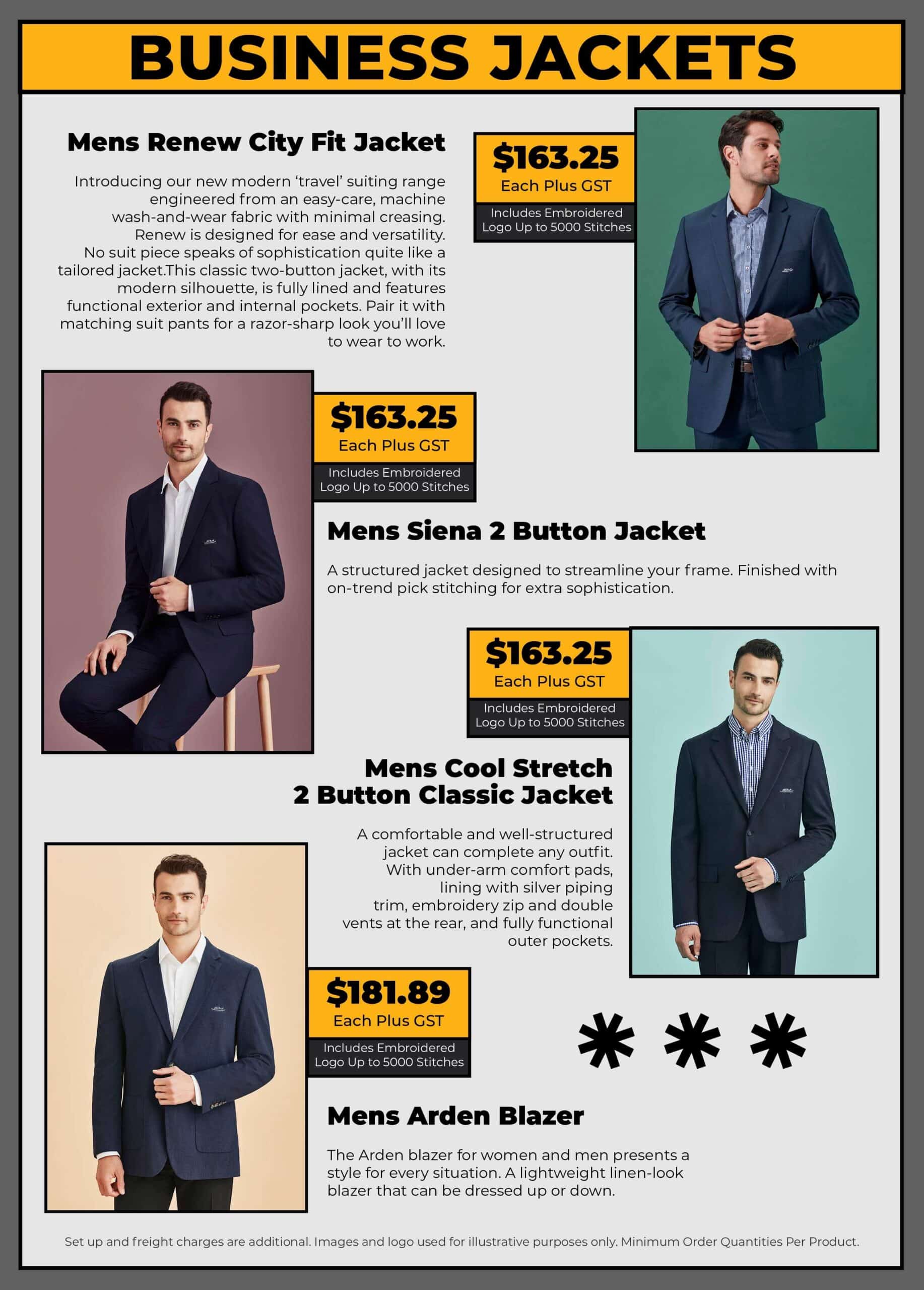 Custom Branded Modern Corporate Apparel